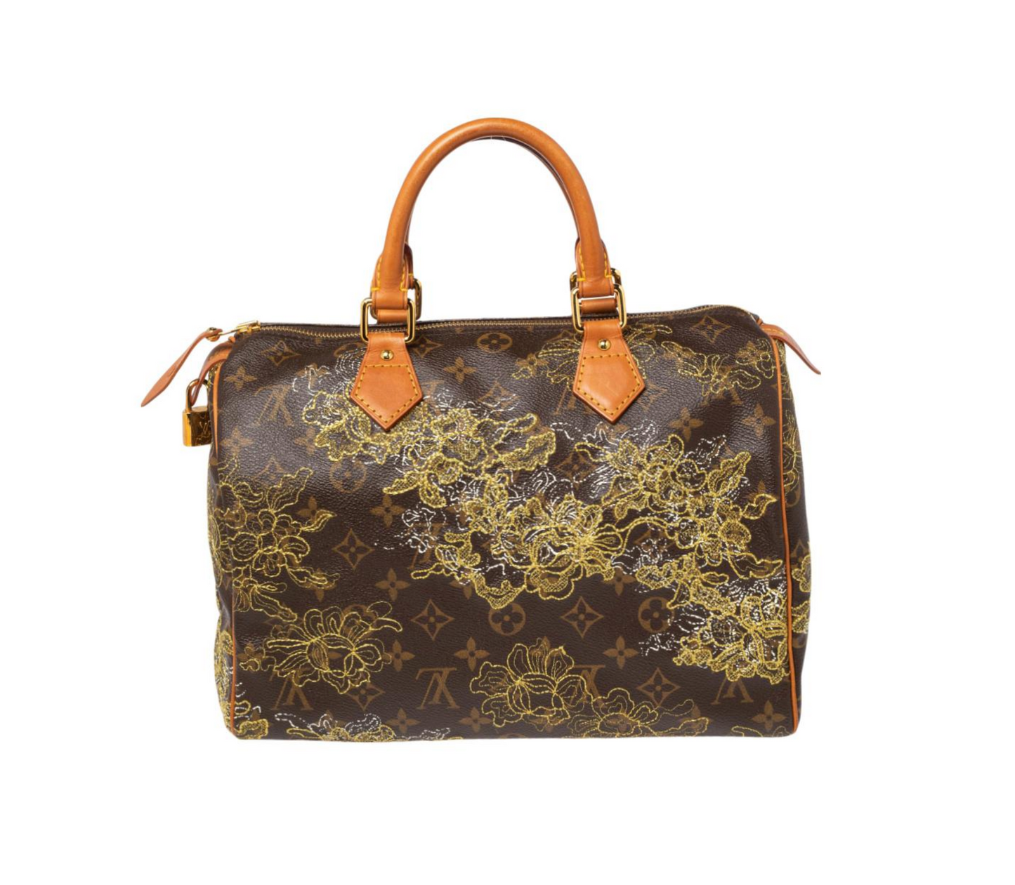 Louis Vuitton LIMITED EDITION DENTELLE SPEEDY 30 Monogram Handbag