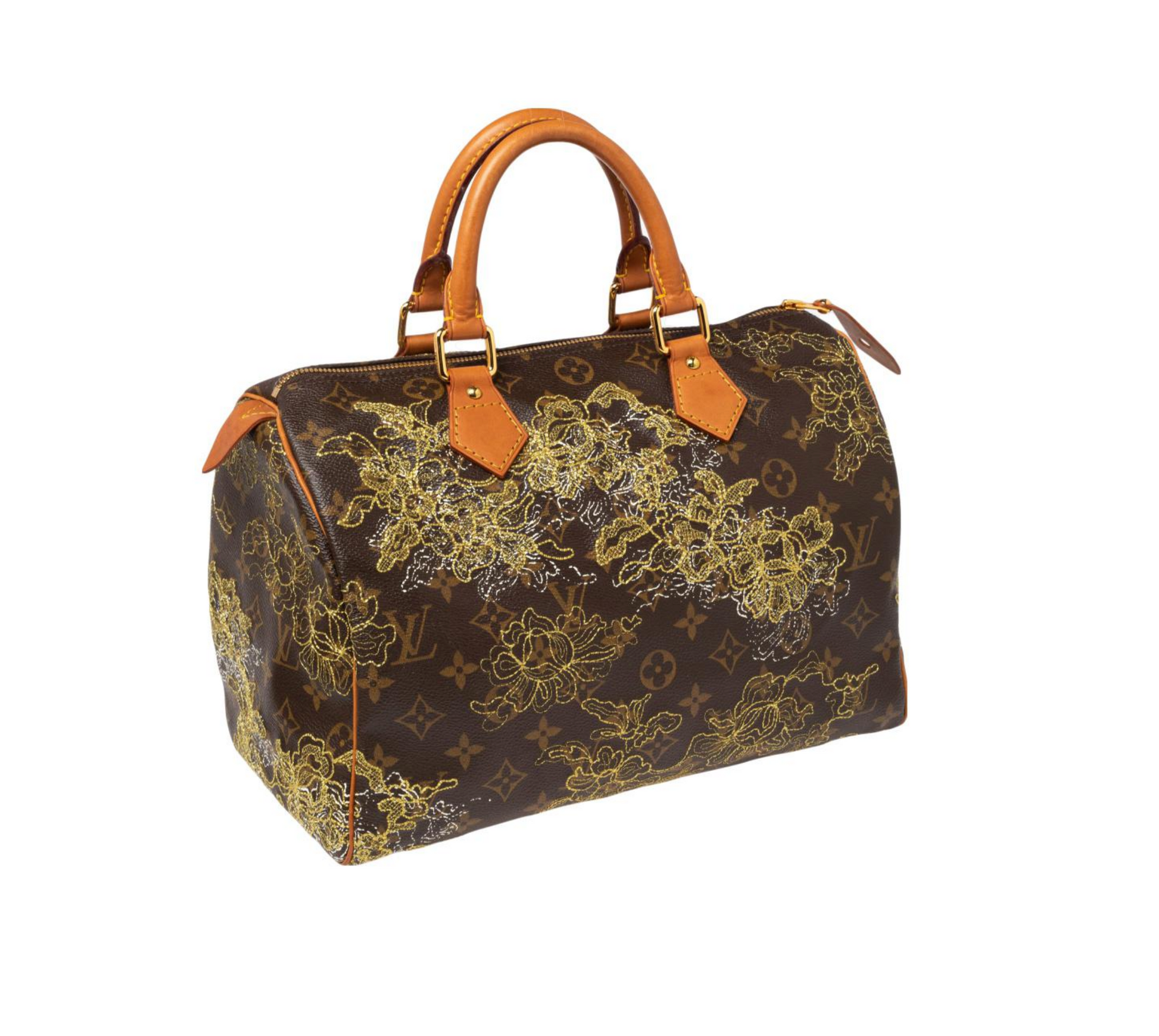 Louis Vuitton LIMITED EDITION DENTELLE SPEEDY 30 Monogram Handbag