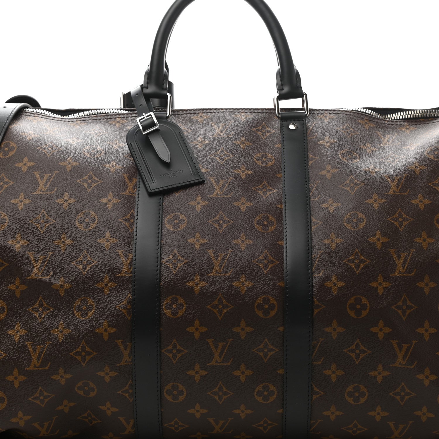 Louis Vuitton MACASSAR KEEPALL 55 Monogram Travel Bag