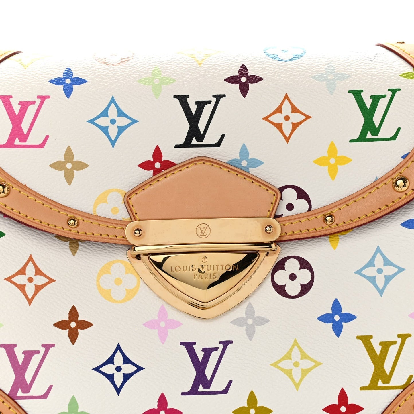 Louis Vuitton X TAKASHI MURAKAMI BEVERLY MM Monogram Satchel Bag
