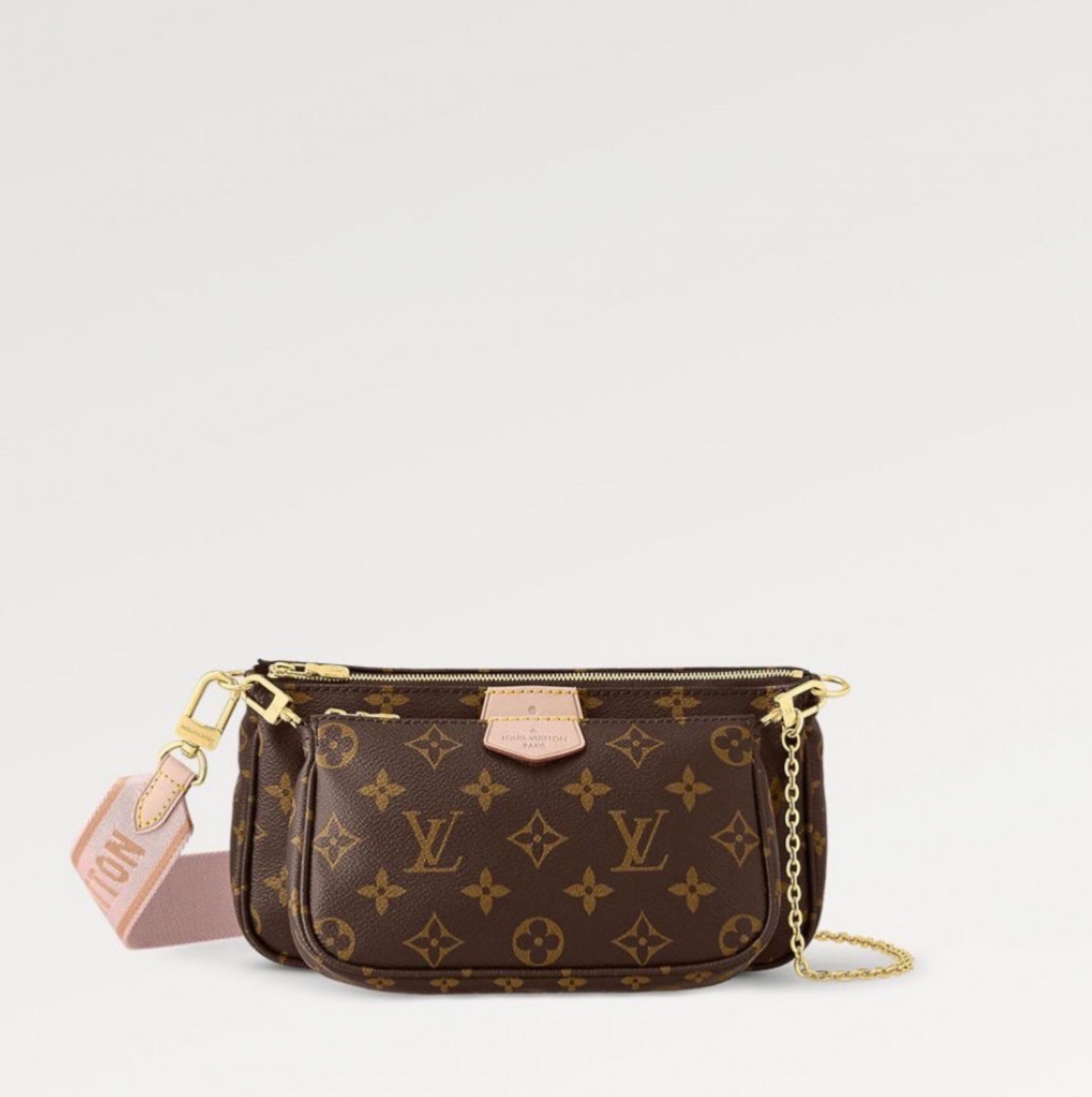 Louis Vuitton MULTI POCHETTE Monogram Crossbody Bag