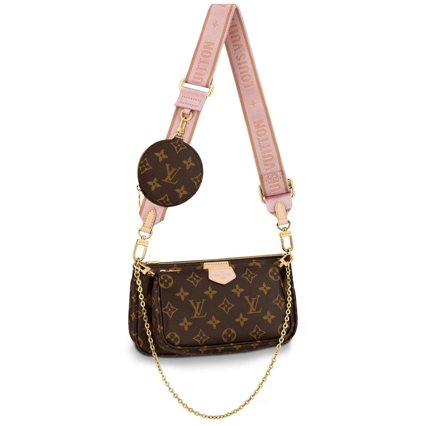 Louis Vuitton MULTI POCHETTE Monogram Crossbody Bag