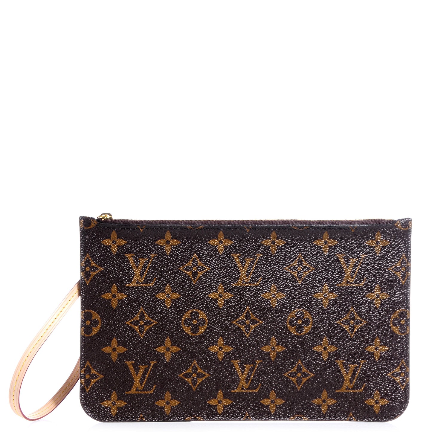 Louis Vuitton MM GM POCHETTE Monogram Pink Neverfull Tote Bag