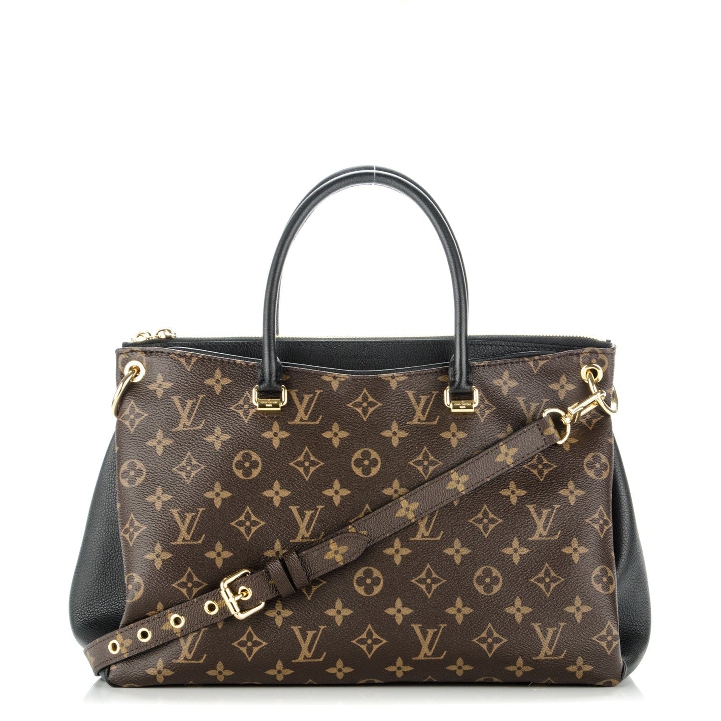 Louis Vuitton PALLAS MM Monogram Noir Shoulder Bag