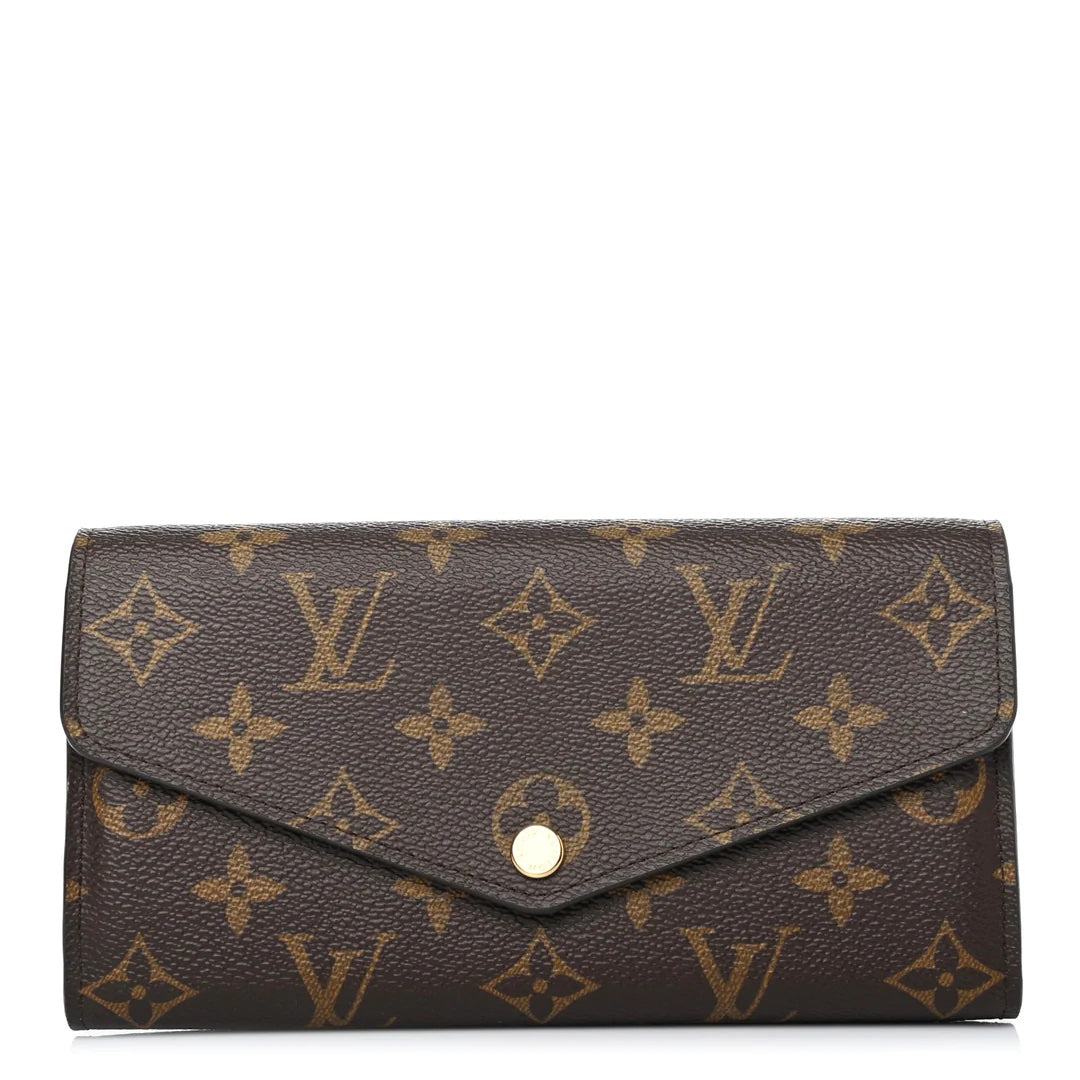Louis Vuitton SARAH Monogram Wallet Case Wallet 1