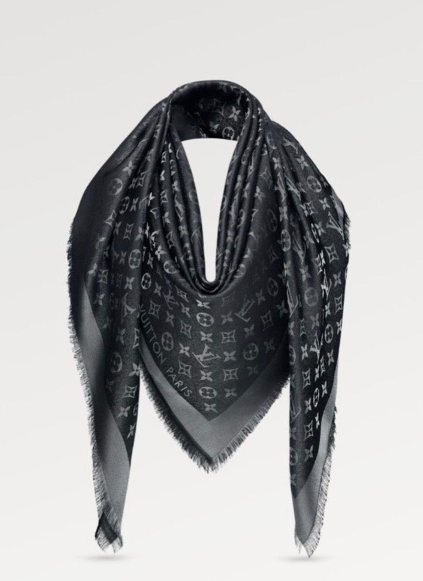 Louis Vuitton SHINE SHAWL Monogram Scarf