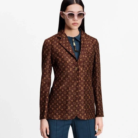 Louis Vuitton SILK TWILL BLAZER Monogram Handbag