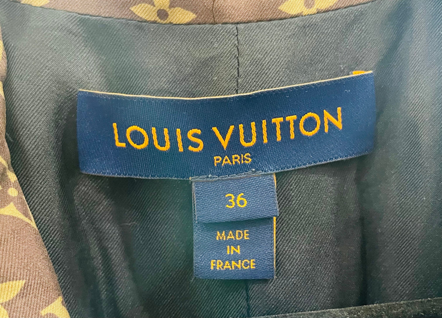 Louis Vuitton SILK TWILL BLAZER Monogram Handbag
