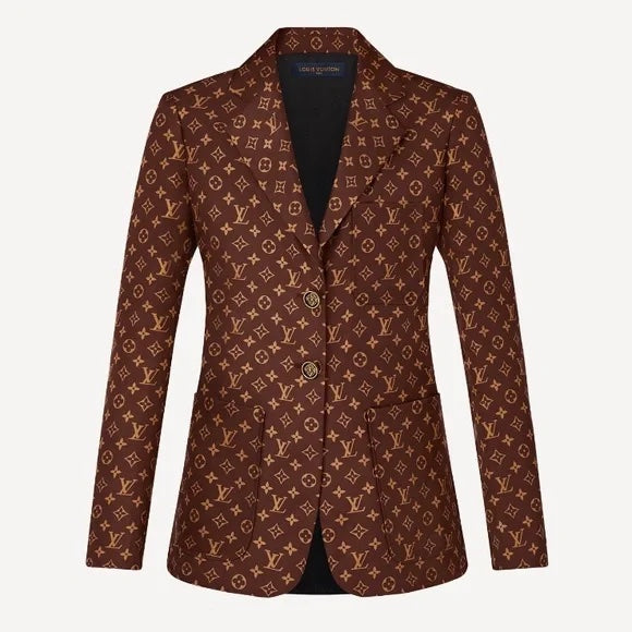 Louis Vuitton SILK TWILL BLAZER Monogram Handbag