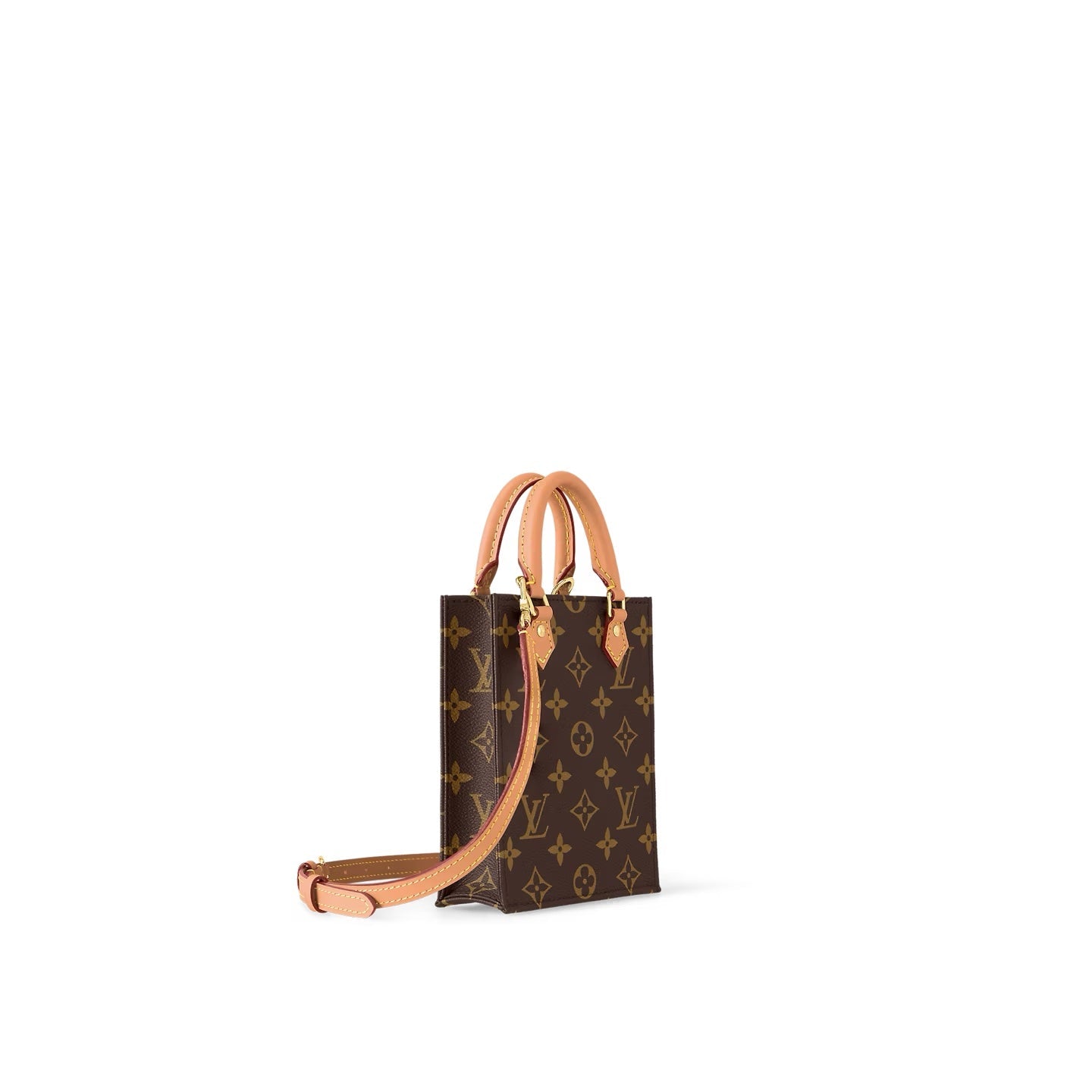 Louis Vuitton PETIT SAC PLAT Monogram Handbag Plat Handbag