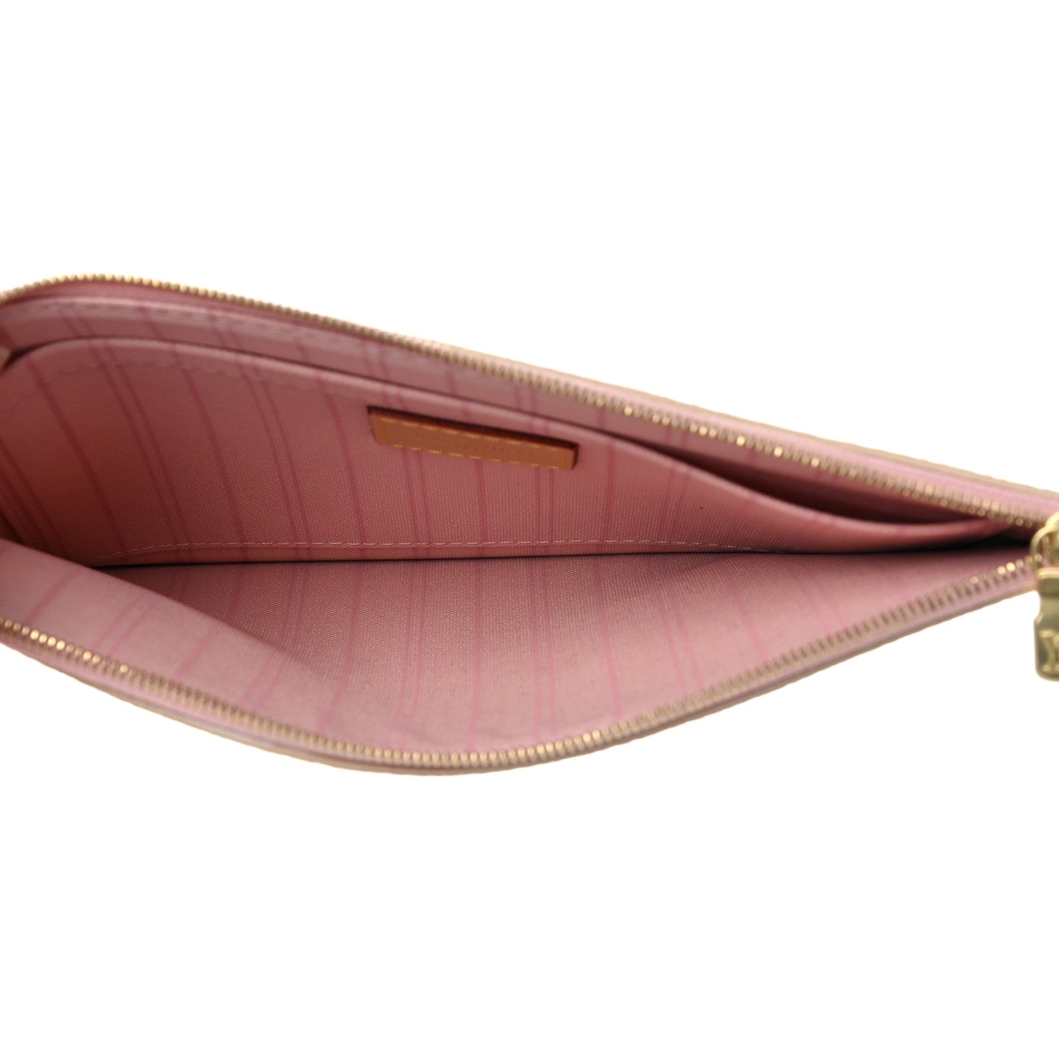 Louis Vuitton AZUR POCHETTE ROSE Damier Neverfull Tote Bag