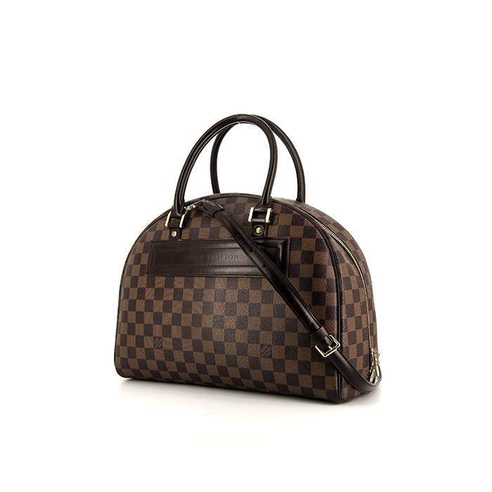 Louis Vuitton Ebene Nolita Satchel Damier Canvas Satchel Bag