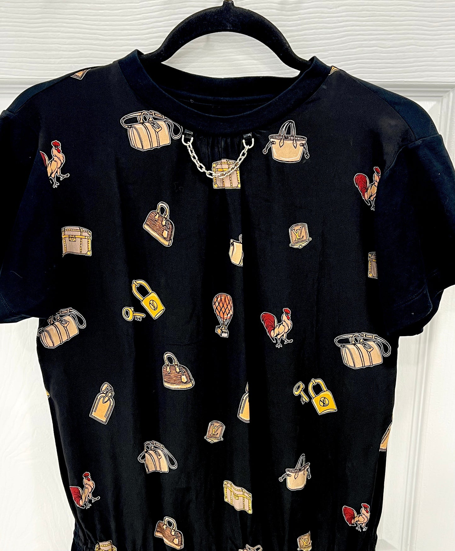 Louis Vuitton OBJECTS PRINT DRESS Apparel