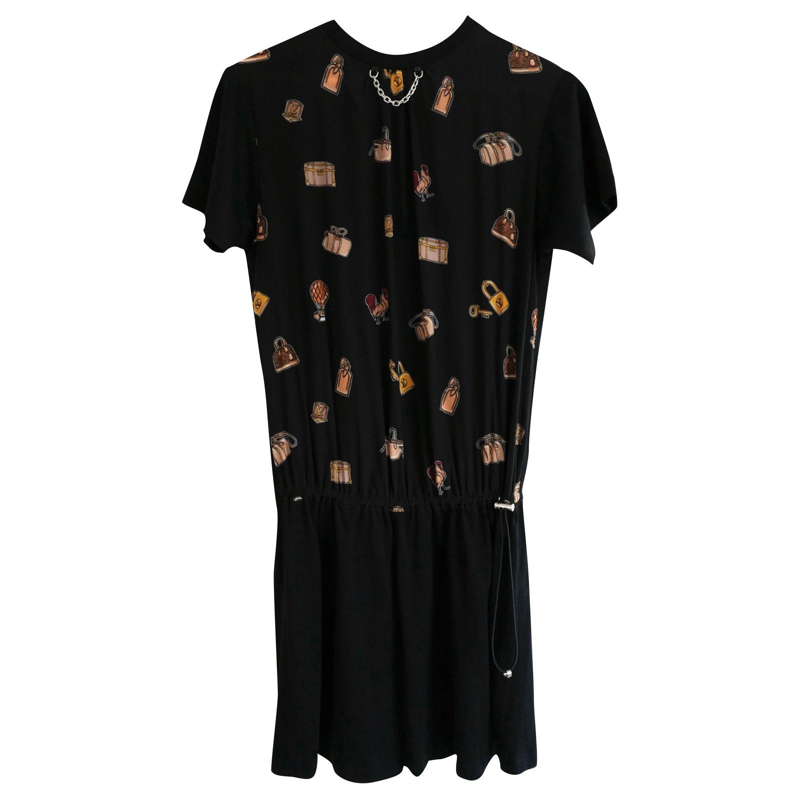 Louis Vuitton OBJECTS PRINT DRESS Apparel