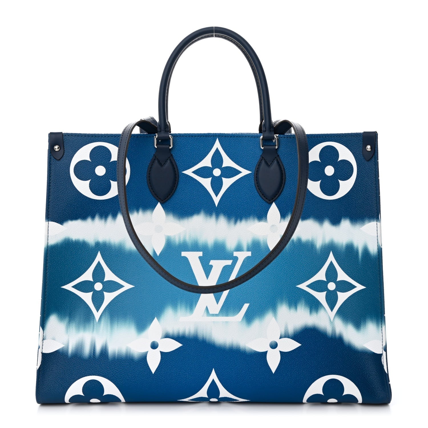 Louis Vuitton GIANT ESCALE "ON GO" GM Monogram On The Go Onthego Tote Bag