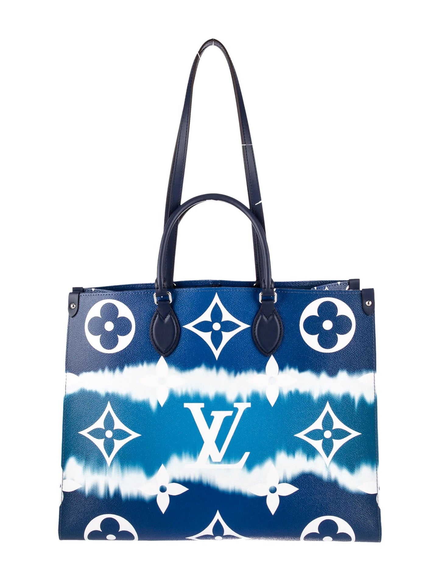 Louis Vuitton GIANT ESCALE "ON GO" GM Monogram On The Go Onthego Tote Bag