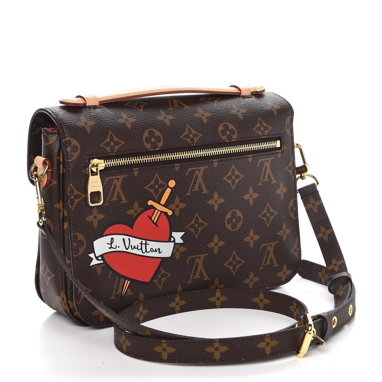 Louis Vuitton PATCHES POCHETTE METIS LIMITED EDITION Monogram Clutch Bag