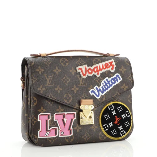 Louis Vuitton PATCHES POCHETTE METIS LIMITED EDITION Monogram Clutch Bag