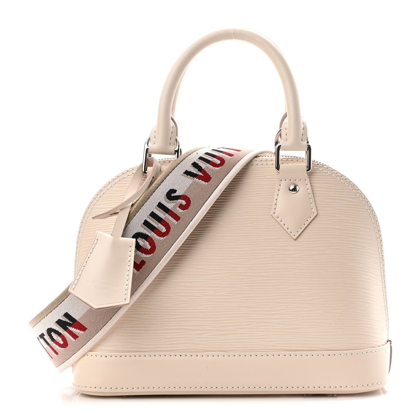 Louis Vuitton ALMA BB QUAERZ Epi Leather White Handbag