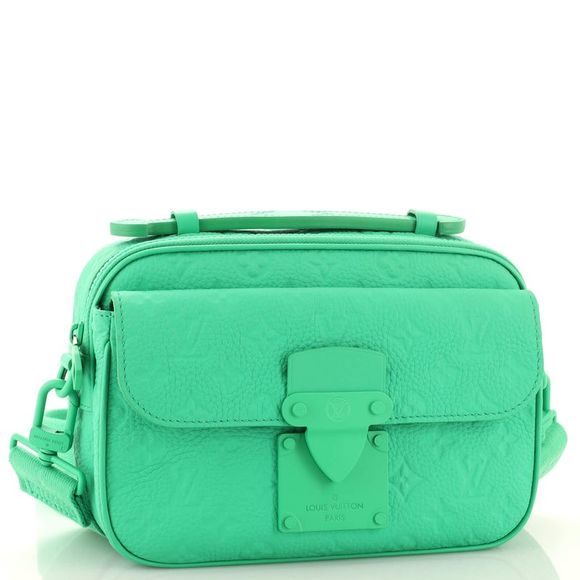 Louis Vuitton S Monogram Lock Leather Crossbody Bag