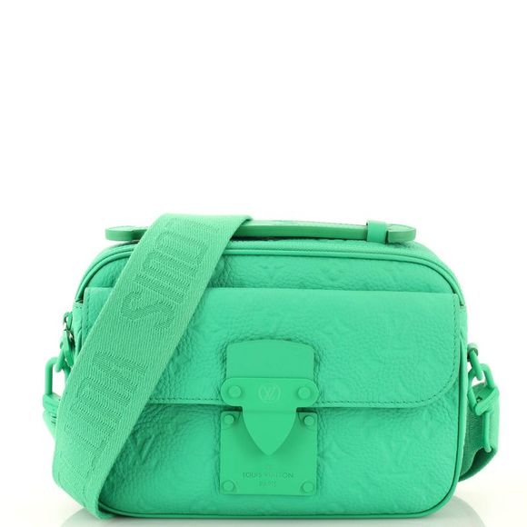 Louis Vuitton S Monogram Lock Leather Crossbody Bag