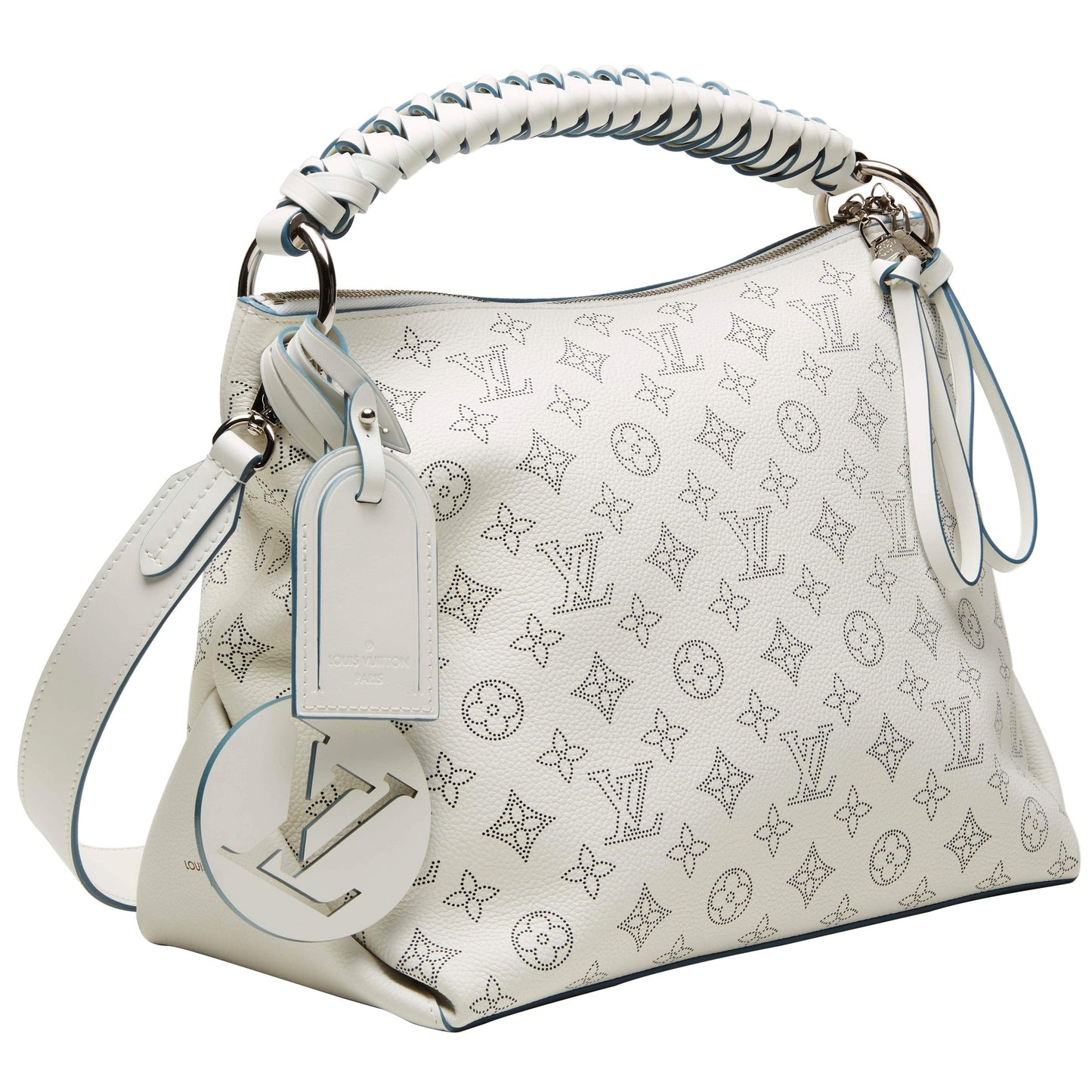 Louis Vuitton SNOW MAHINA HOBO MM Shoulder Bag