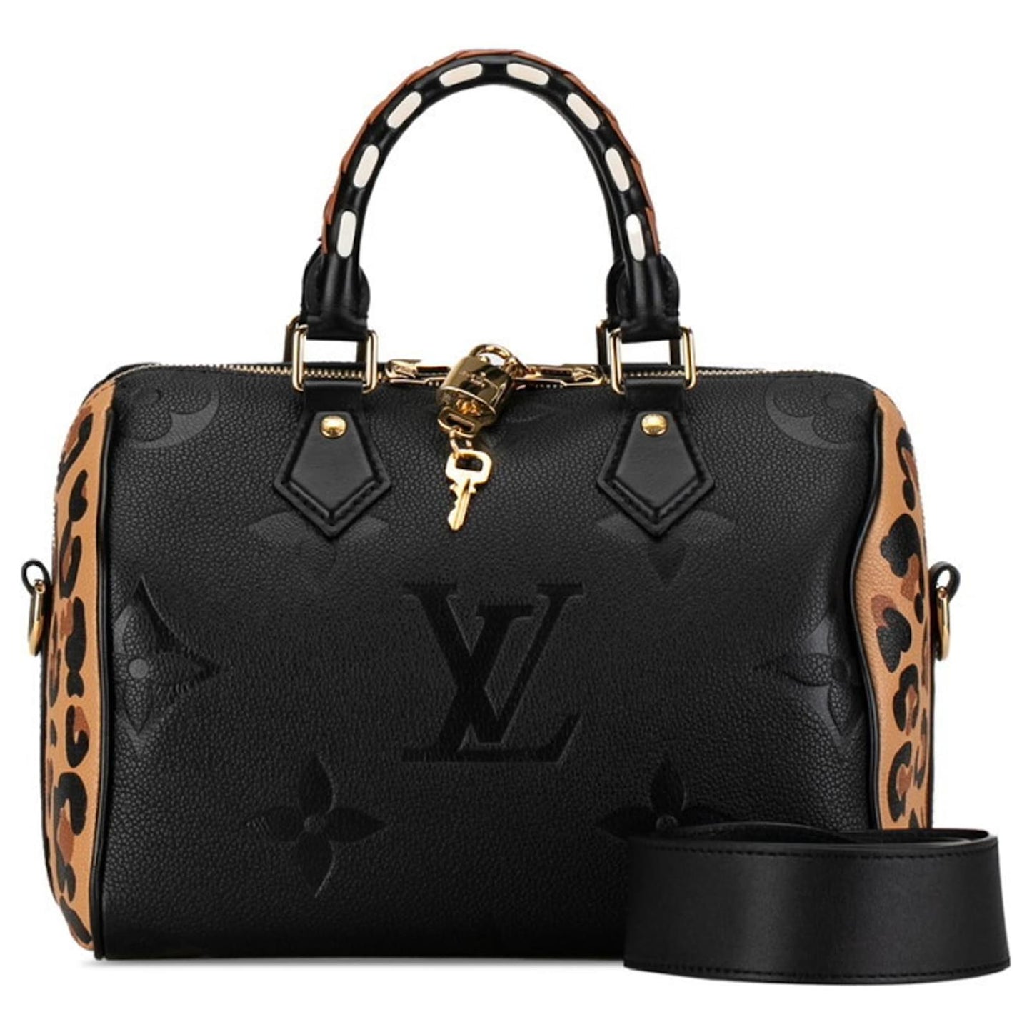 Louis Vuitton WILD AT HEART GIANT SPEEDY 25 Monogram Empreinte Handbag