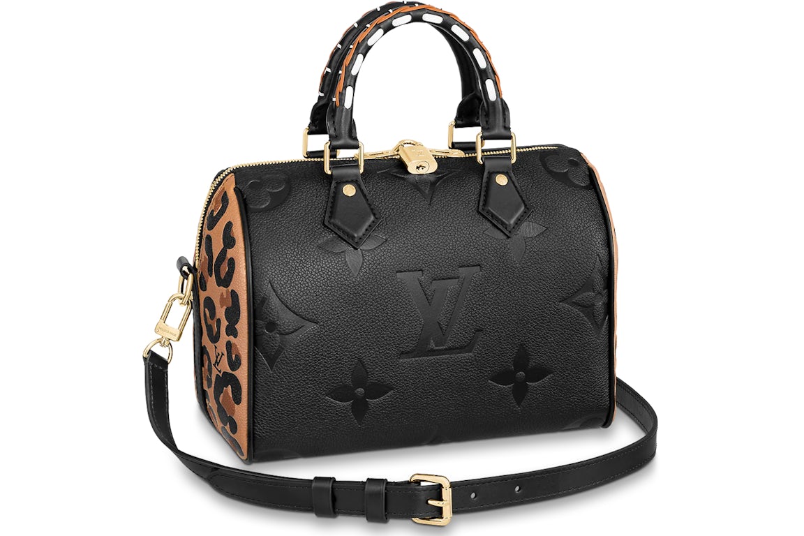 Louis Vuitton WILD AT HEART GIANT SPEEDY 25 Monogram Empreinte Handbag