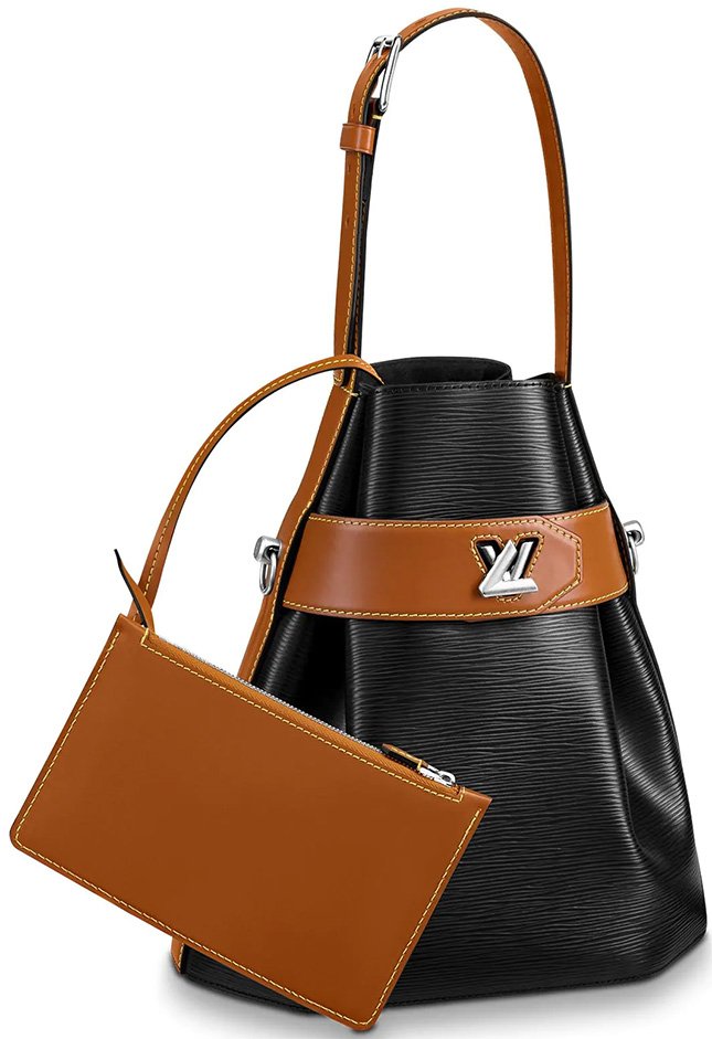 Louis Vuitton Twist Bucket Epi Leather Bucket Bag