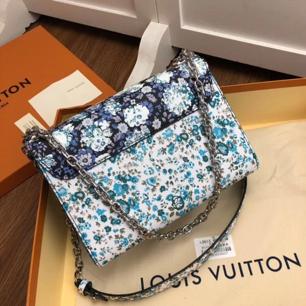Louis Vuitton Twist Floral MM Handbag