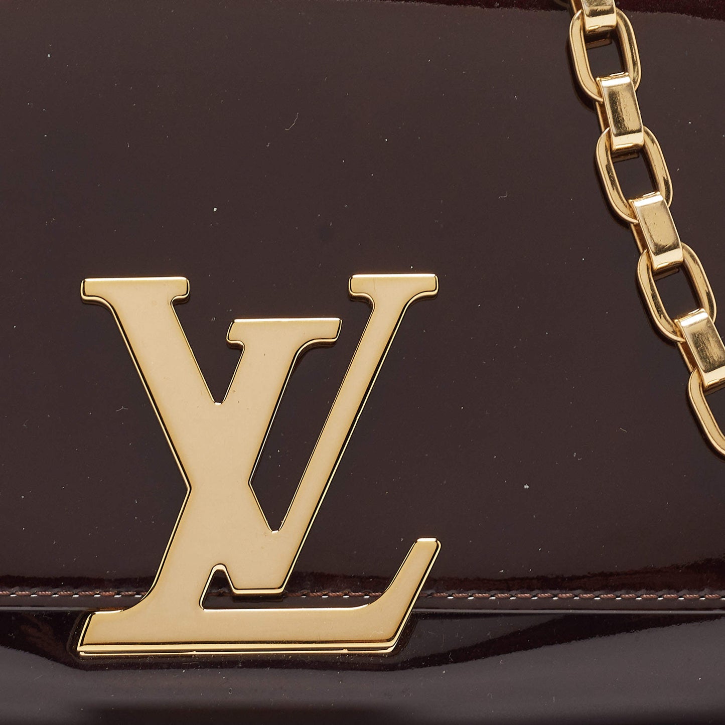 Louis Vuitton LOUISE GM Vernis Handbag