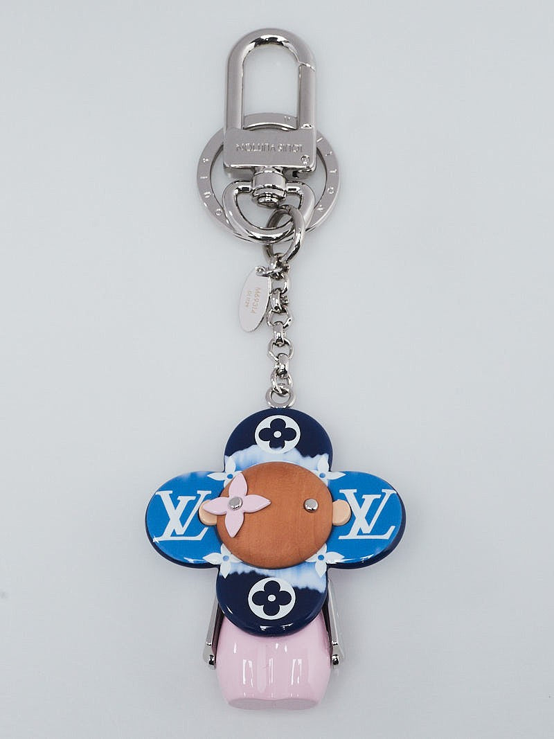 Louis Vuitton Resin Escale Vivienne Holder Charm Blue Pink Key Chain