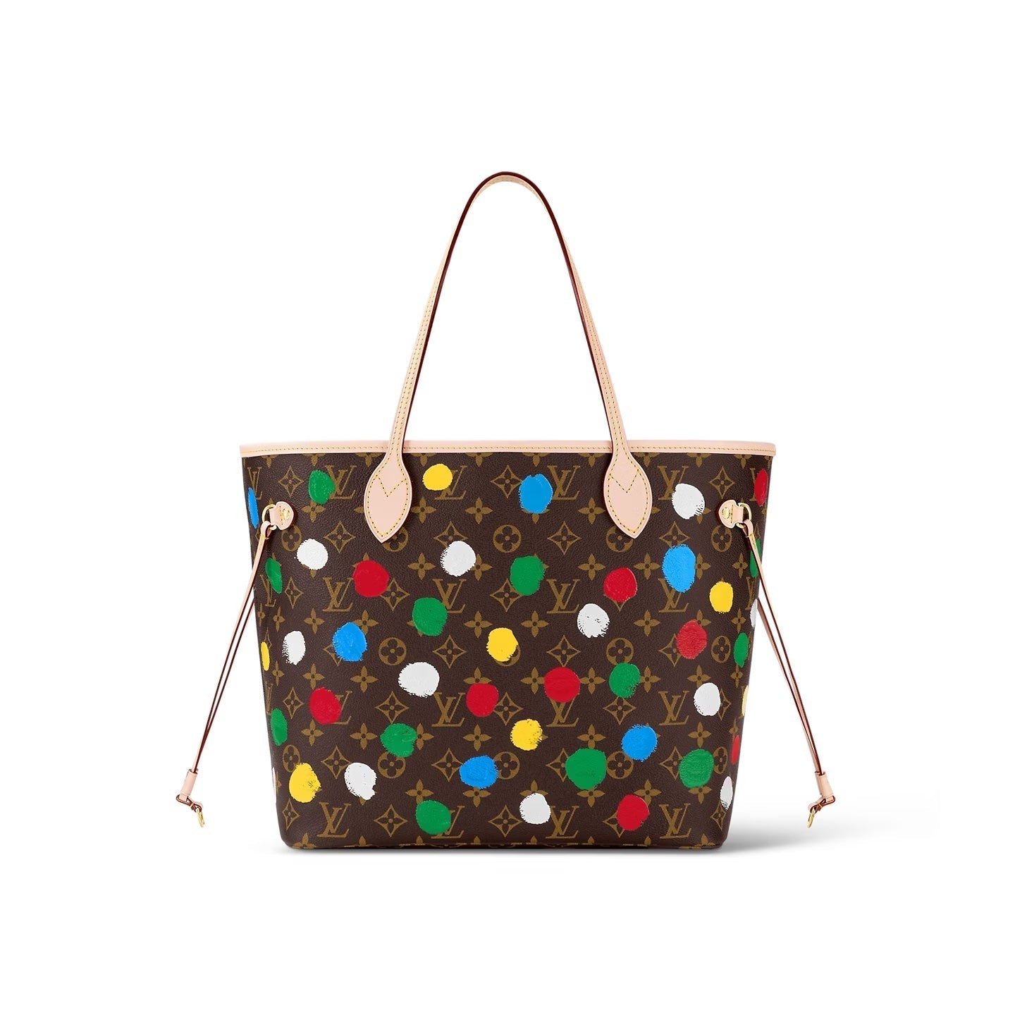 Louis Vuitton X YAYOI KUSAMA MM Monogram Neverfull Tote Bag