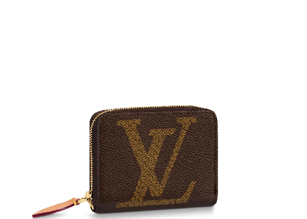 Louis Vuitton Zippy Coin Purse Giant Monogram Wallet Case