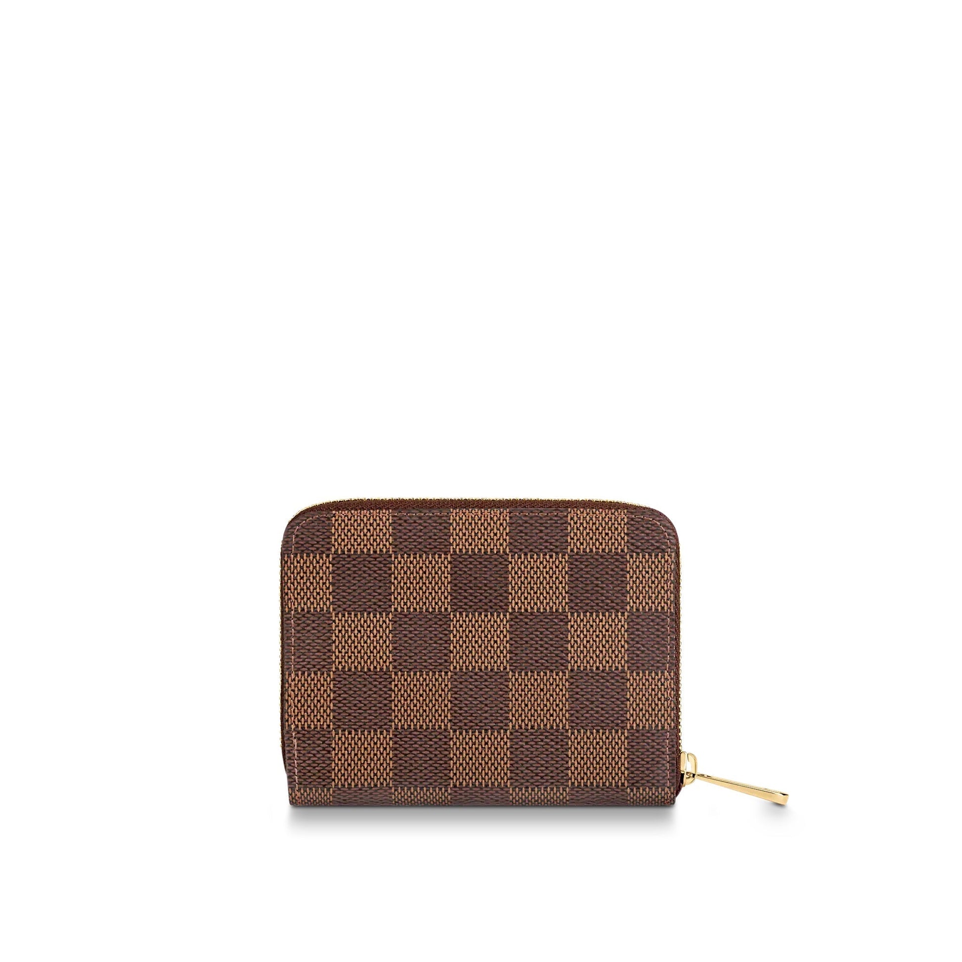 Louis Vuitton ZIPPY COIN PURSE EBENY Damier Wallet Case