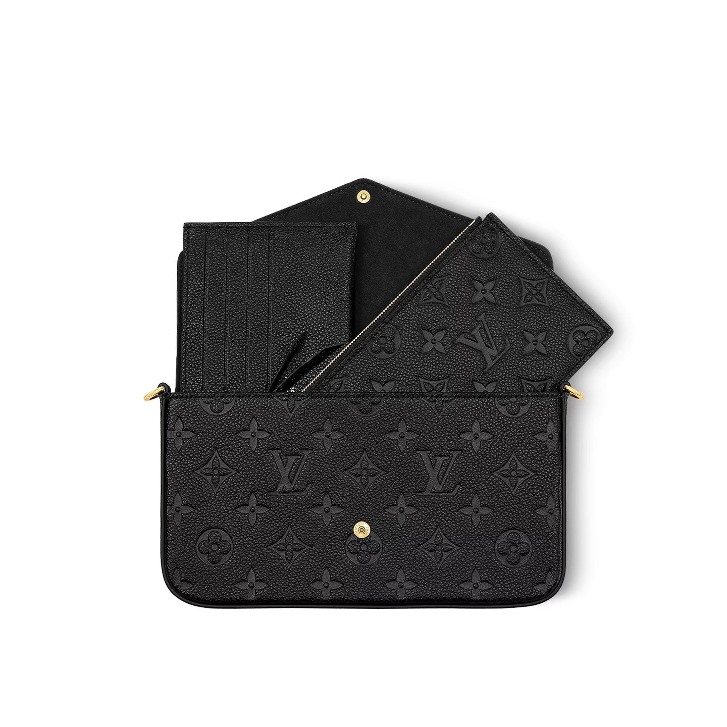 Louis Vuitton FÉLICIE Monogram Empreinte Leather Handbag