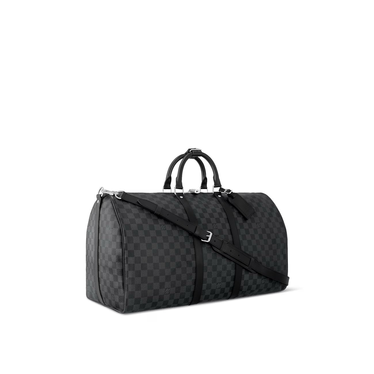Louis Vuitton GRAPHITE KEEPALL BANDOULIÈRE 55 Damier Travel Bag