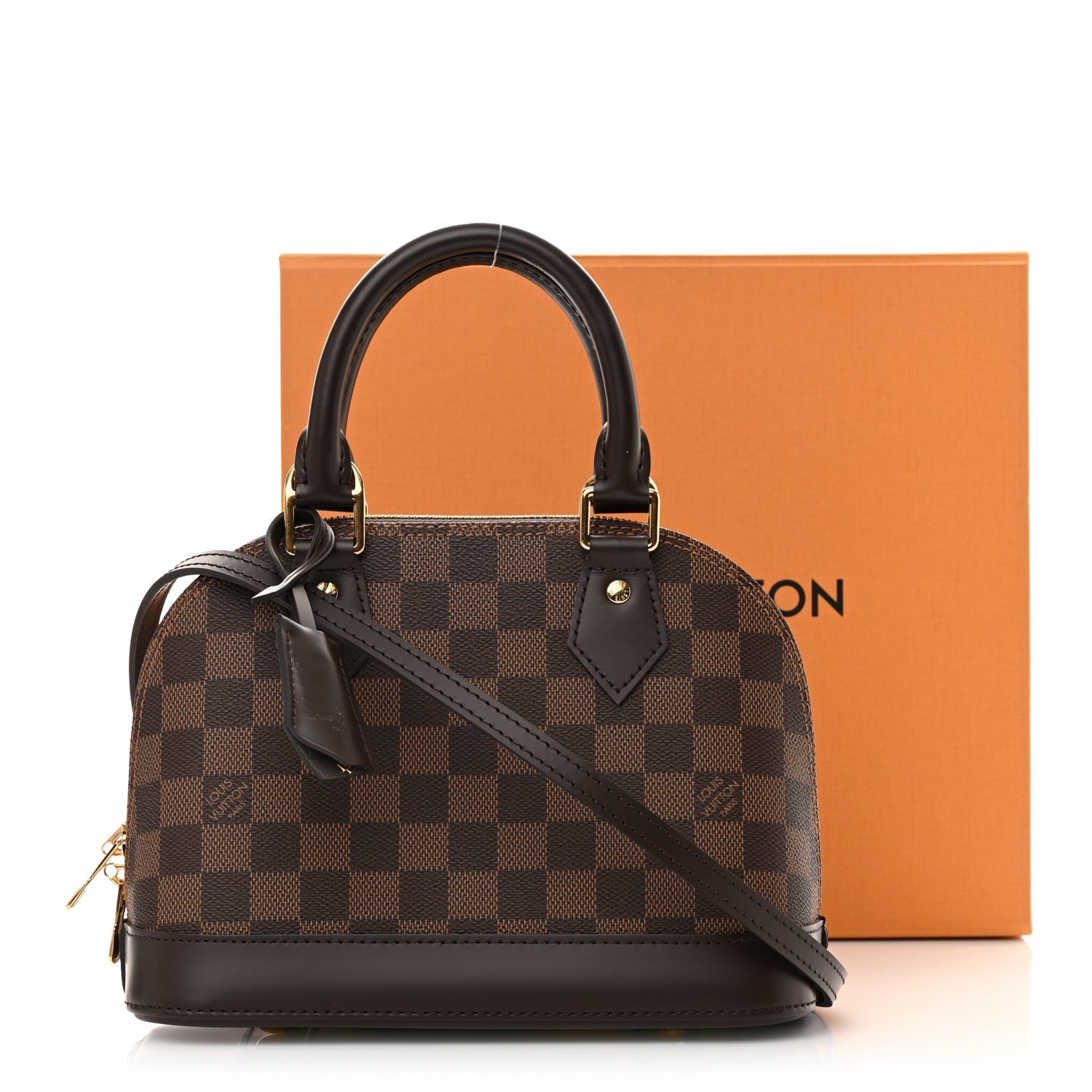 Louis Vuitton EBENE ALMA BB Damier Handbag Bb Bag