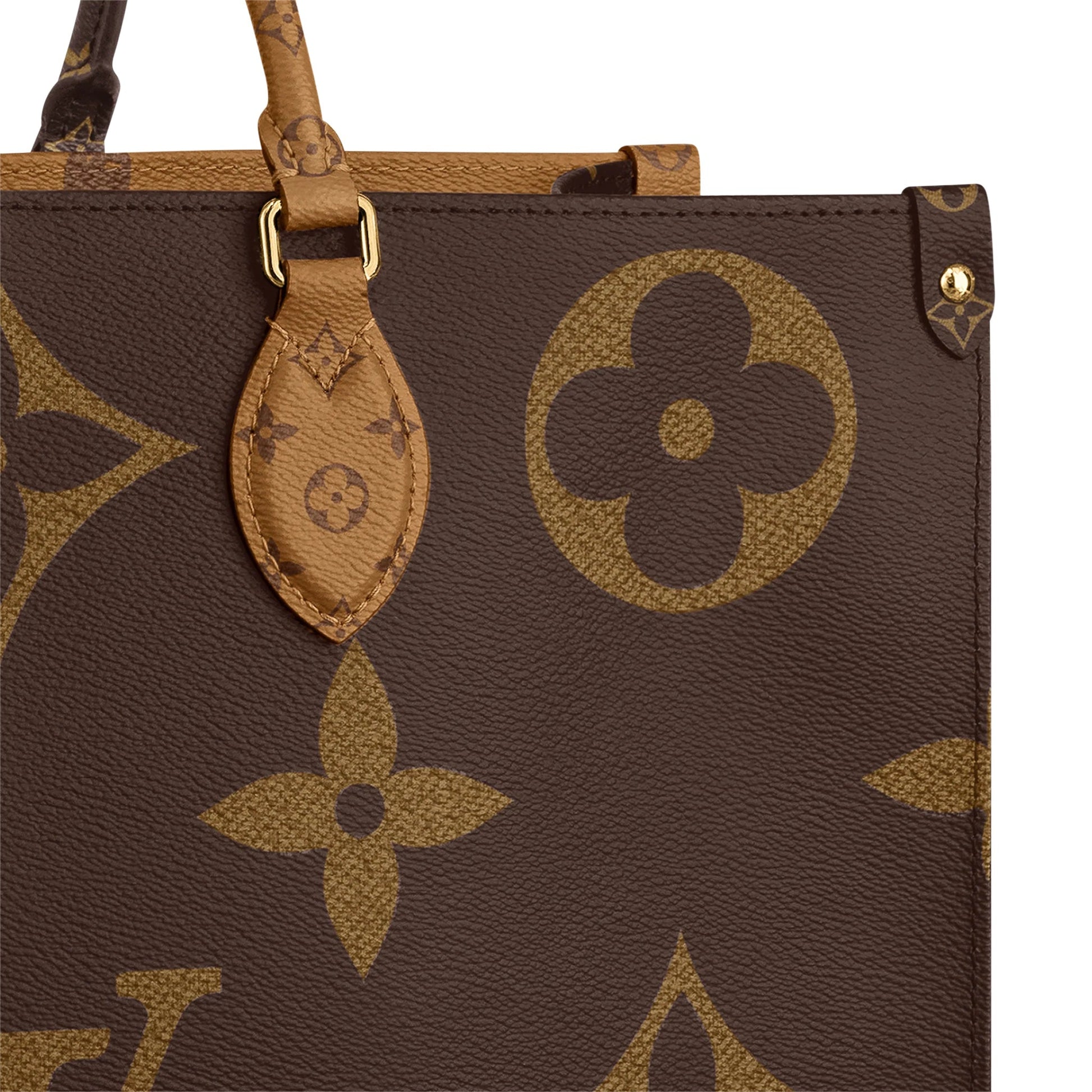Louis Vuitton GIANT REVERSE ON GO GM Monogram On The Go Tote Bag