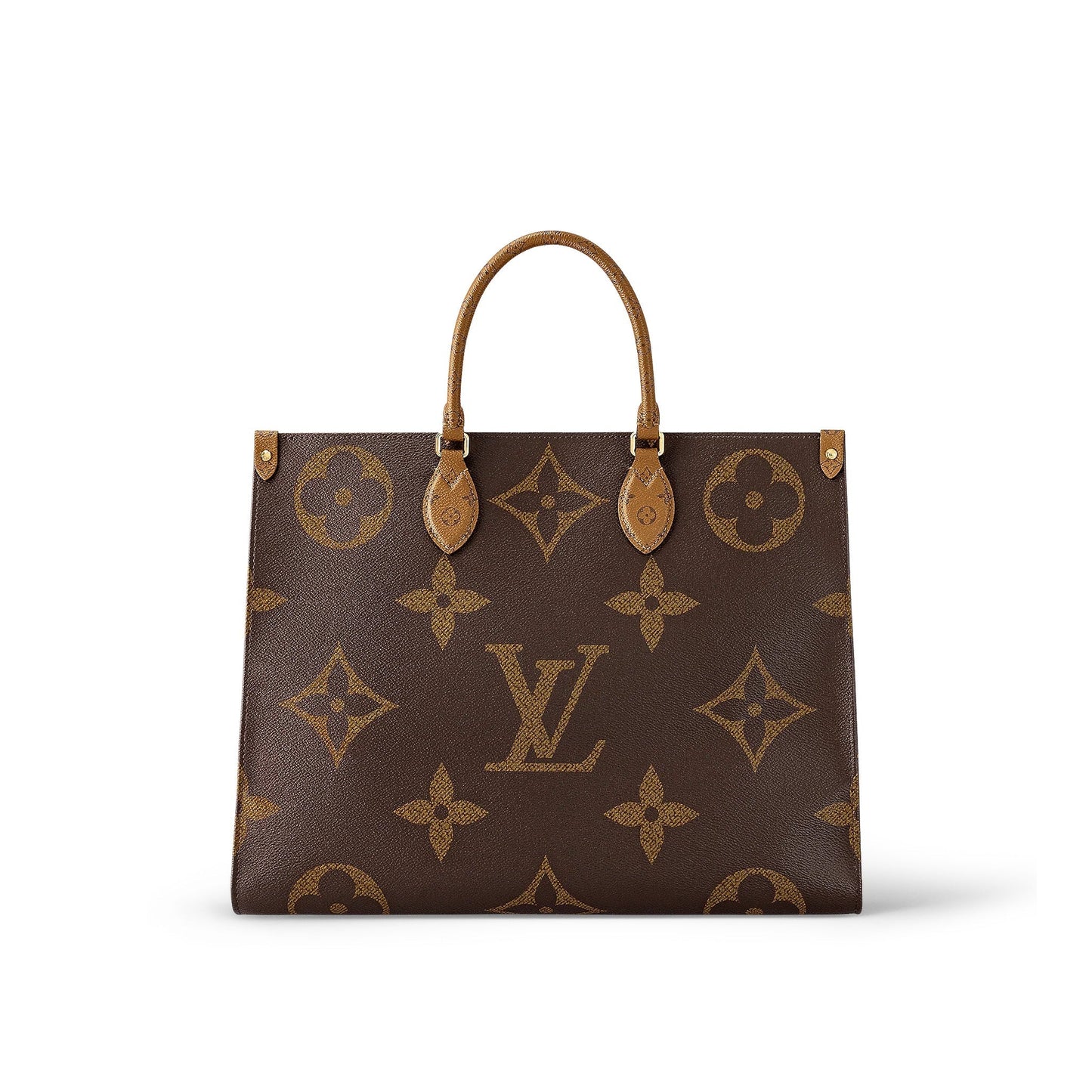 Louis Vuitton GIANT REVERSE ON GO GM Monogram On The Go Tote Bag