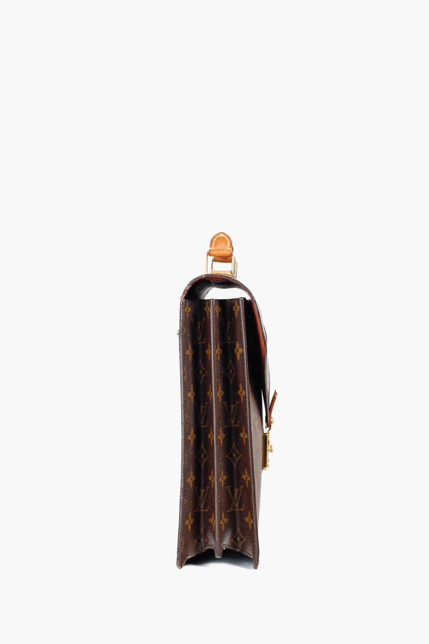 Louis Vuitton   Brown Monogram Canvas Briefcase