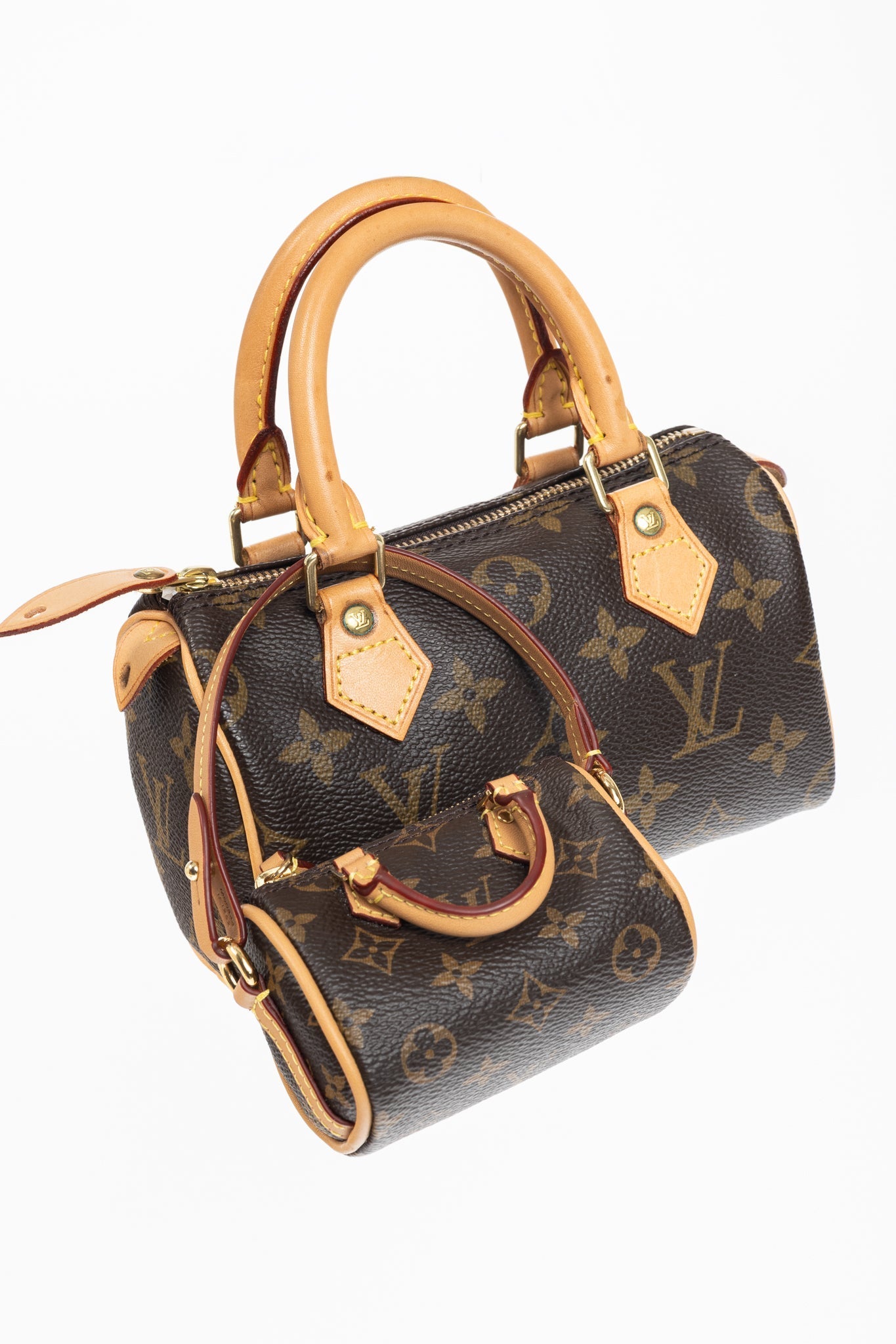 Louis Vuitton Micro Speedy Monogram Bag Charm