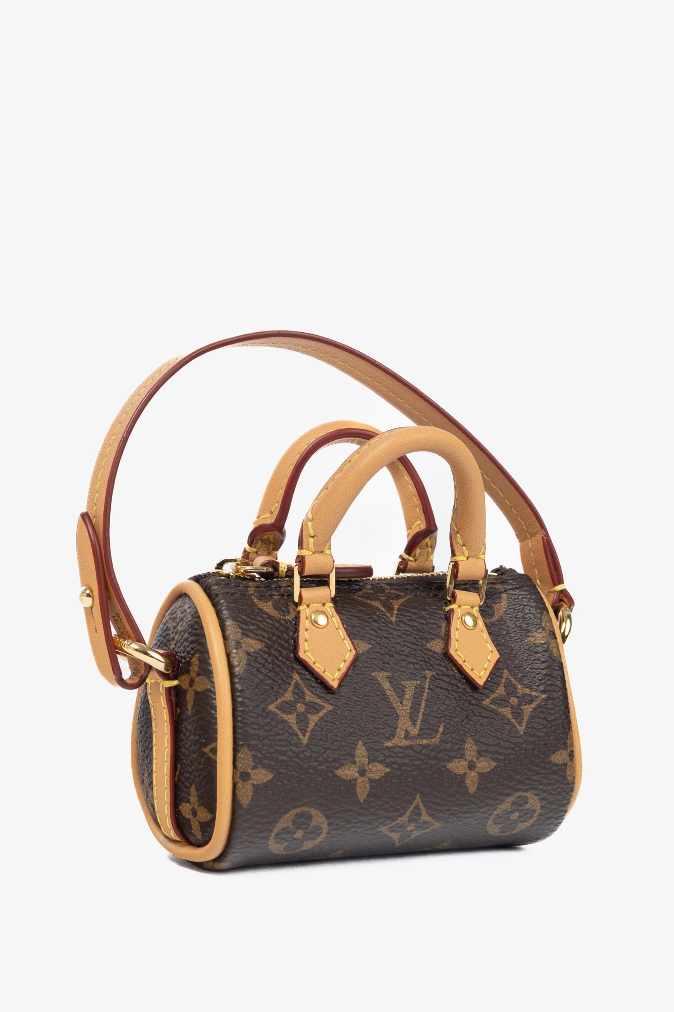Louis Vuitton Micro Speedy Monogram Bag Charm