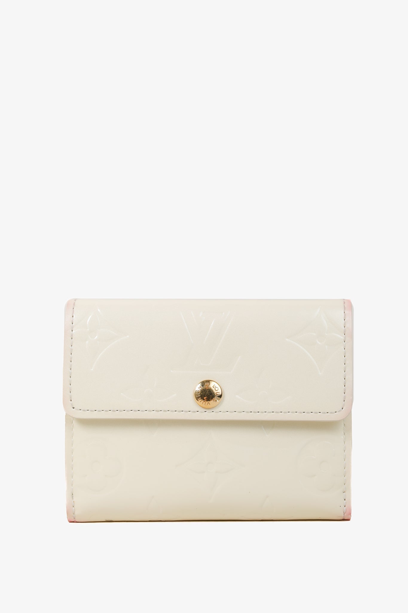 Louis Vuitton Ludlow Perle Monogram Vernis Compact Wallet