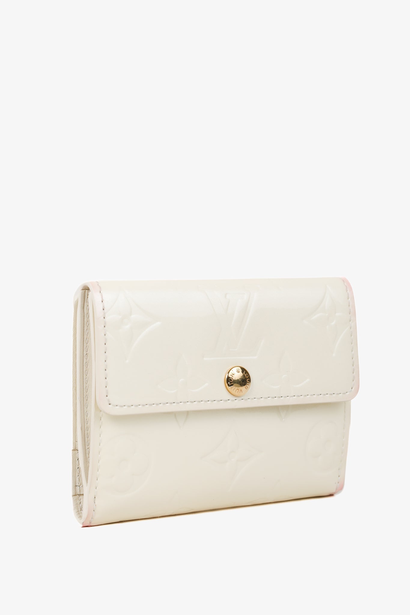 Louis Vuitton Ludlow Perle Monogram Vernis Compact Wallet