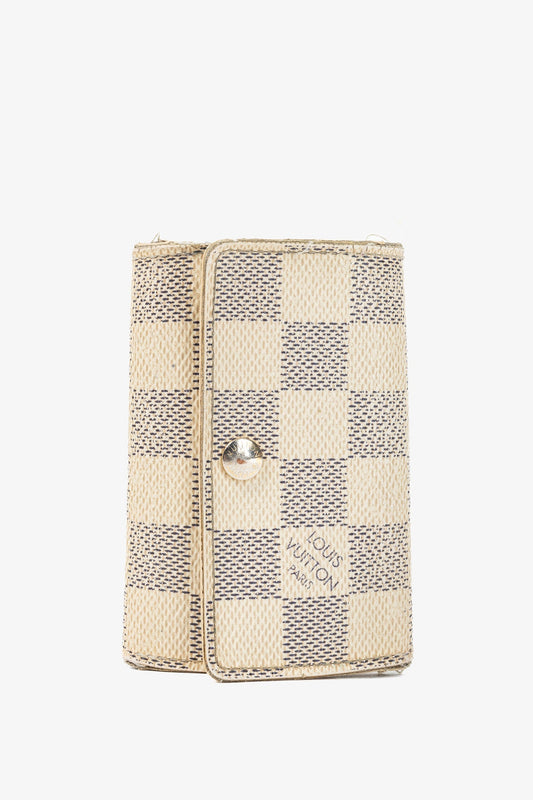 Louis Vuitton Damier Azur Canvas 6 Keyholder Keychain Accessory