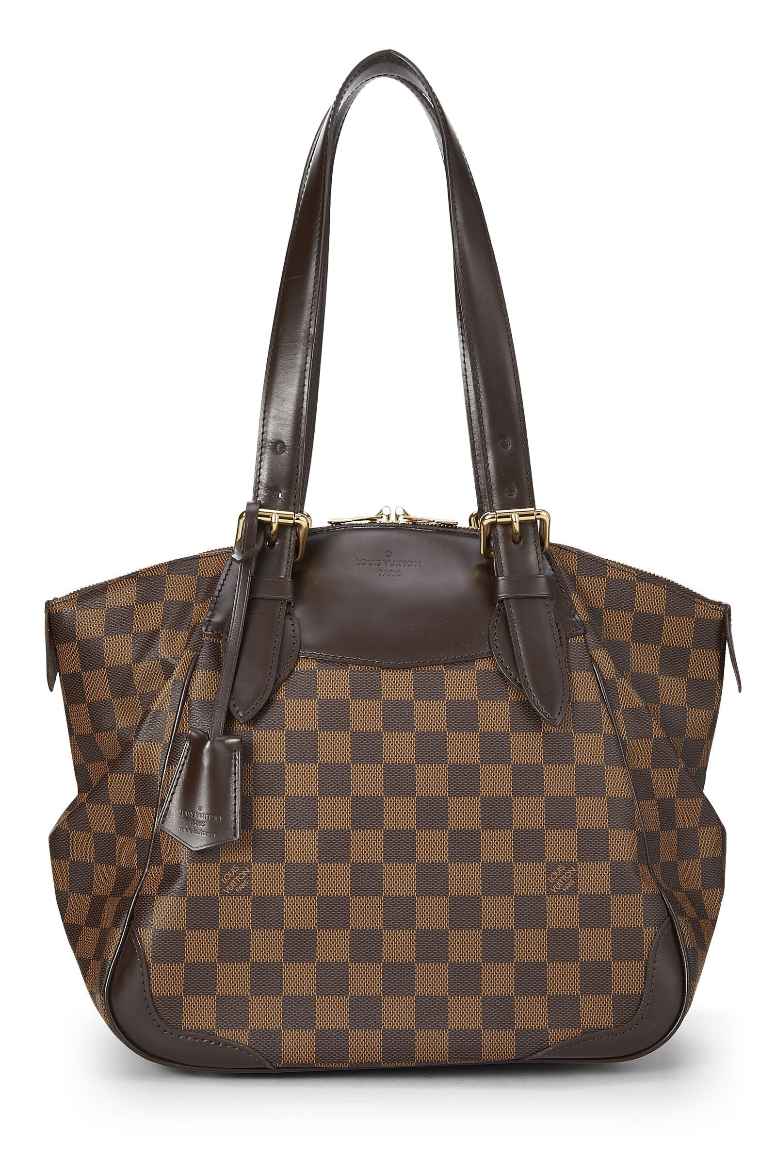Louis Vuitton EBENE VERONA MM Damier Handbag