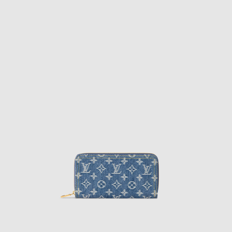 Louis Vuitton Denim Blue Zippy Wallet