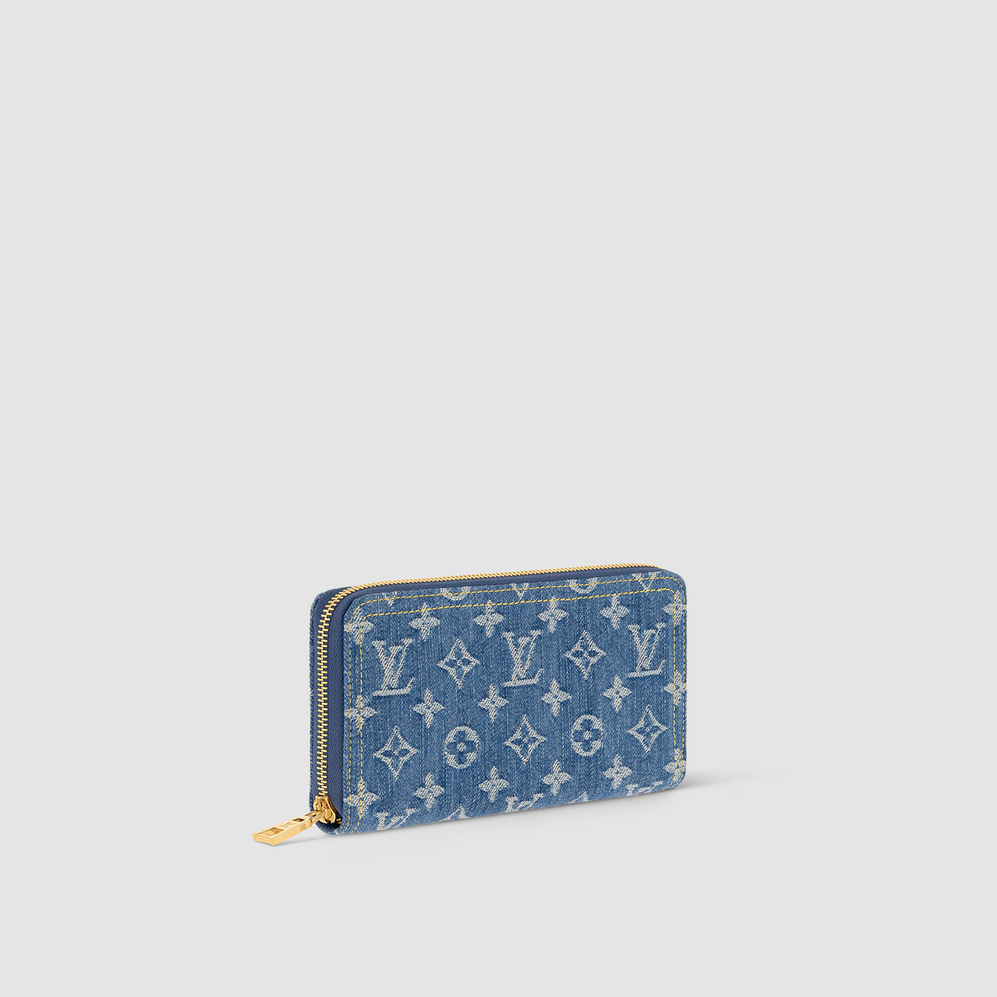 Louis Vuitton Denim Blue Zippy Wallet