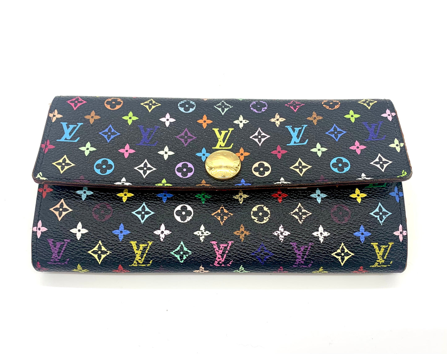 Louis Vuitton SARAH Multicolor Wallet Case